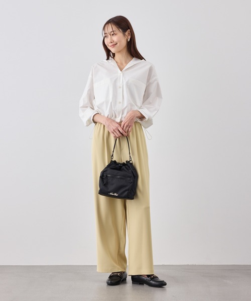 ROPE' PICNIC(ロペピクニック)の「フーディーシャツ(シャツ/ブラウス・レディース・サックスブルー/ライトグリーン/ホワイト・FREE)」の7枚目の写真