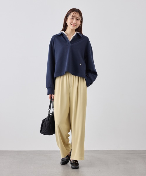 ROPE' PICNIC(ロペピクニック)の「フーディーシャツ(シャツ/ブラウス・レディース・サックスブルー/ライトグリーン/ホワイト・FREE)」の14枚目の写真