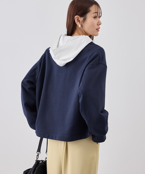 ROPE' PICNIC(ロペピクニック)の「フーディーシャツ(シャツ/ブラウス・レディース・サックスブルー/ライトグリーン/ホワイト・FREE)」の15枚目の写真