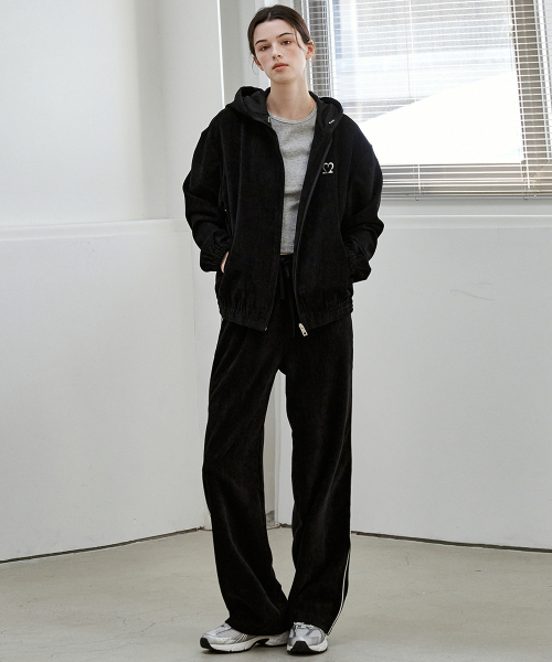 MALOUPE（マロップ）の「2170 ベルベットバンディングパンツ (ブラック)（スウェットパンツ・レディース・その他・SMALL/MEDIUM）」の5枚目の写真