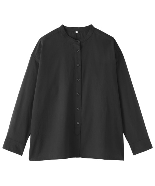 無印良品(ムジルシリョウヒン)の「婦人 強撚 シアー長袖シャツ(シャツ/ブラウス・レディース・チャコールグレー/ブラック/ライトブルー/ホワイト系・S/M/L/XL)」の14枚目の写真