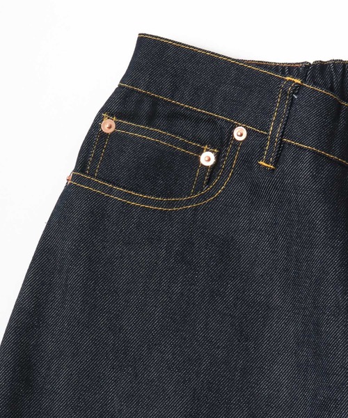VISION STREET WEAR(ヴィジョンストリートウェア)の「VISION STREET WEAR/ヴィジョンストリートウェア オーバーサイズ リジッド ワイドデニムパンツ/バギーパンツ/レディース メンズ(デニムパンツ・メンズ・ブラック/ネイビー・LL/M/L)」の13枚目の写真