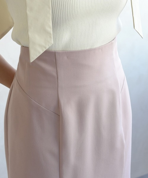 31 Sons de mode（トランテアン　ソン　ドゥ　モード）の「2026春夏新作 裾レースマーメイドスカート（スカート・レディース・ピンク/アイボリー・M/S）」の14枚目の写真