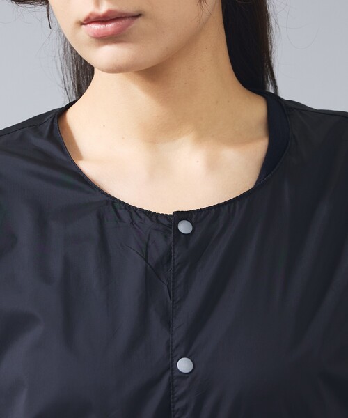 TAION（タイオン）の「【TAION / タイオン】NON DOWN BASIC REVERSIBLE CREW NECK CARDIGAN ／リバーシブル クルーネック カーディガン ／ユニセックス 【WEB限定】（ブルゾン・メンズ・ダークネイビー/カーキ/ブラック・XL/L/M）」の11枚目の写真