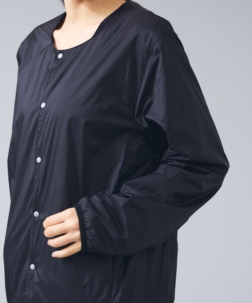 TAION（タイオン）の「【TAION / タイオン】NON DOWN BASIC REVERSIBLE CREW NECK CARDIGAN ／リバーシブル クルーネック カーディガン ／ユニセックス 【WEB限定】（ブルゾン・メンズ・ダークネイビー/カーキ/ブラック・XL/L/M）」の12枚目の写真