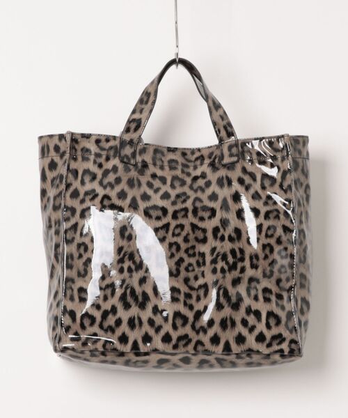 Three Four Time（ｽﾘｰﾌｫｰﾀｲﾑ）の「ソフトエナメルショッパーBAG（トートバッグ・レディース・ブラック/ブラウン・FREE）」の3枚目の写真