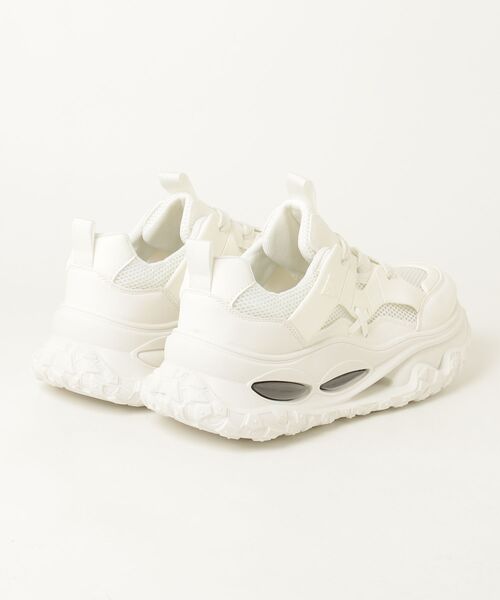 CALIFORNIA OUTFITTERS（カリフォルニア アウトフィッターズ）の「2C100-SZ チャンキーソール ダッドスニーカー 厚底 ボリューム シューズ（スニーカー・メンズ・ブラック/ホワイト・40/42/44）」の3枚目の写真