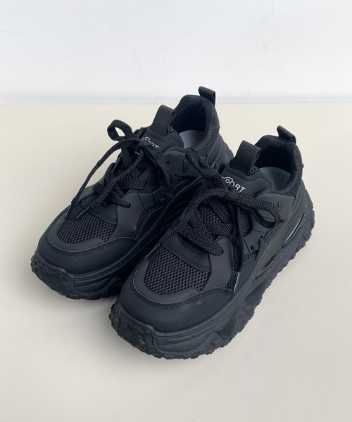 CALIFORNIA OUTFITTERS（カリフォルニア アウトフィッターズ）の「2C100-SZ チャンキーソール ダッドスニーカー 厚底 ボリューム シューズ（スニーカー・メンズ・ブラック/ホワイト・40/42/44）」の7枚目の写真