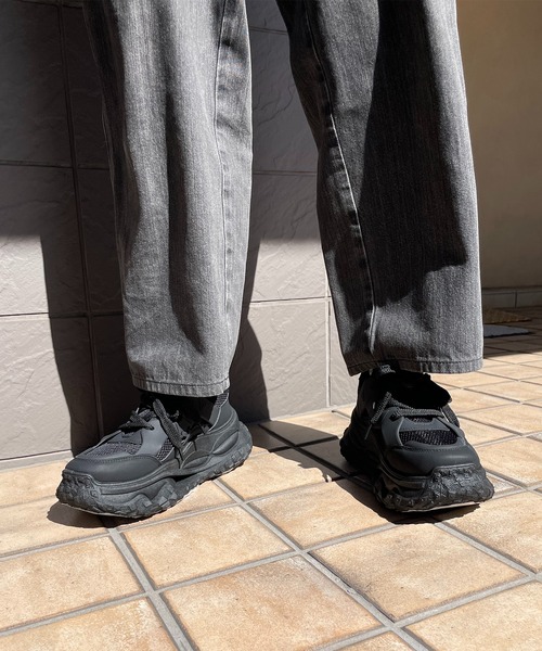 CALIFORNIA OUTFITTERS（カリフォルニア アウトフィッターズ）の「2C100-SZ チャンキーソール ダッドスニーカー 厚底 ボリューム シューズ（スニーカー・メンズ・ブラック/ホワイト・40/42/44）」の16枚目の写真