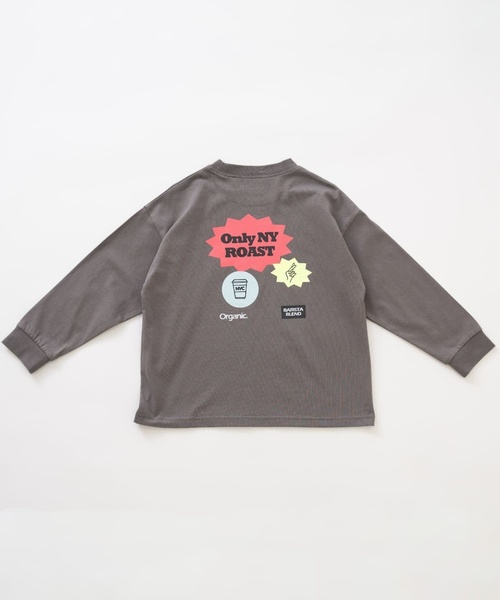 最終値下げ！！mainstory ロゴロンT 親子サイズ　新品 セール】【親子リンク】【綿100%】【365D】ストリートロゴロンT（T