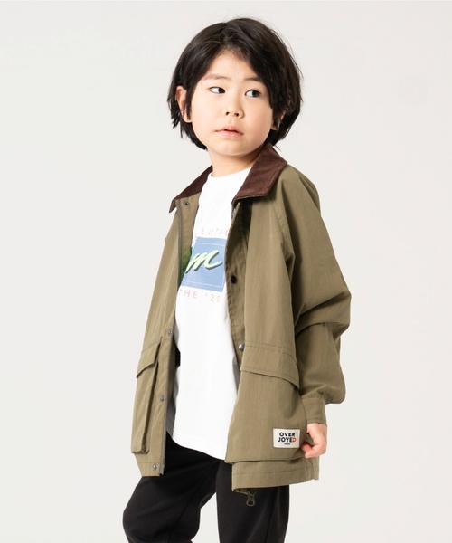 and D. petit main（アンドディープティマイン）の「【親子リンク】【綿100%】【365D.】ストリートロゴ長袖Tシャツ（Tシャツ/カットソー・キッズ・カーキ/ネイビー/チャコール/ピンク/ホワイト/ベージュ系その他・130cm/90cm/110cm/120cm/140cm/100cm）」の8枚目の写真