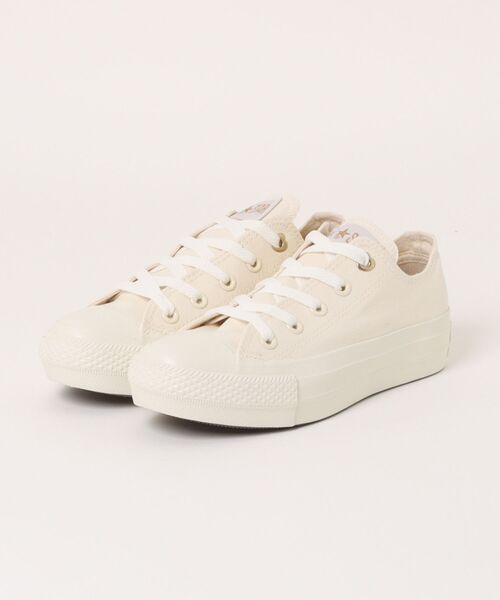 CONVERSE(コンバース)の「CONVERSE コンバース AS PLTS BACKHEART OX オールスター PLTS バックハート OX 31317280 WHITE(スニーカー・レディース・ホワイト・5/4h/4/6/5h/3h)」の1枚目の写真