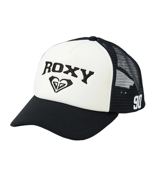 ROXY（ロキシー）の「ROXY/ロキシー キャップ WAVE CLUB CAP 5パネル メッシュ RCP261327（キャップ・レディース・ホワイト×ネイビー/ホワイト×ブラック/ブラック・FREE）」の2枚目の写真