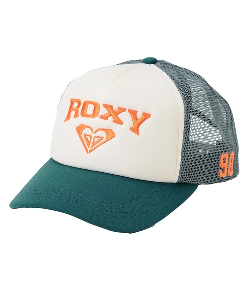 ROXY（ロキシー）の「ROXY/ロキシー キャップ WAVE CLUB CAP 5パネル メッシュ RCP261327（キャップ・レディース・ホワイト×ネイビー/ホワイト×ブラック/ブラック・FREE）」の3枚目の写真