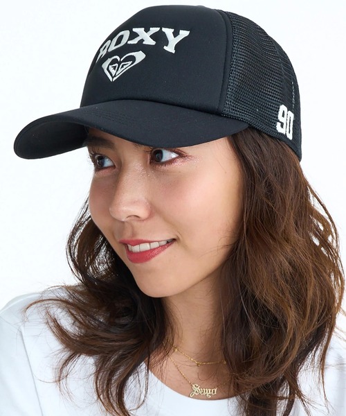 ROXY（ロキシー）の「ROXY/ロキシー キャップ WAVE CLUB CAP 5パネル メッシュ RCP261327（キャップ・レディース・ホワイト×ネイビー/ホワイト×ブラック/ブラック・FREE）」の19枚目の写真