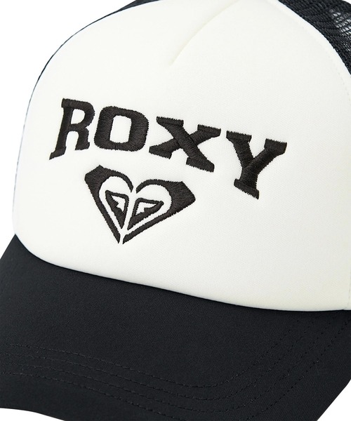 ROXY（ロキシー）の「ROXY/ロキシー キャップ WAVE CLUB CAP 5パネル メッシュ RCP261327（キャップ・レディース・ホワイト×ネイビー/ホワイト×ブラック/ブラック・FREE）」の7枚目の写真