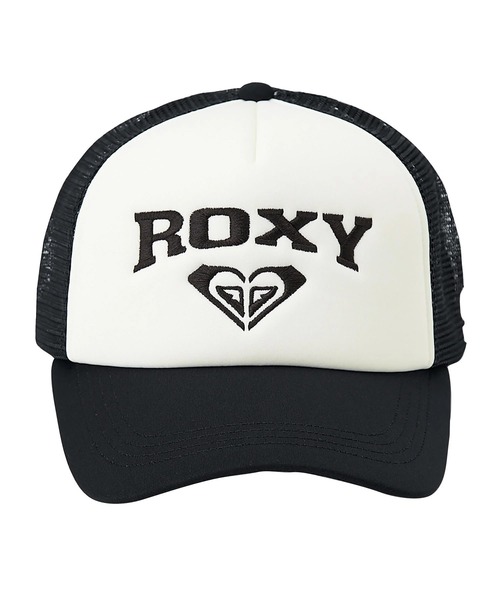 ROXY（ロキシー）の「ROXY/ロキシー キャップ WAVE CLUB CAP 5パネル メッシュ RCP261327（キャップ・レディース・ホワイト×ネイビー/ホワイト×ブラック/ブラック・FREE）」の4枚目の写真