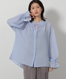 LAKOLE | 襟フリルブラウス / 658932(シャツ/ブラウス)