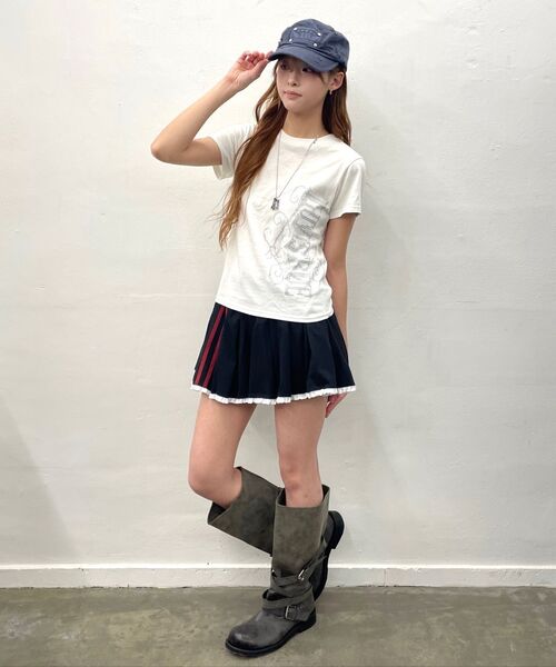LUVISTRUE(ラヴイズトゥルー)の「EL LUVISTRUE LOGO TEE(CHARCOAL)(Tシャツ/カットソー・レディース・その他・FREE)」の12枚目の写真