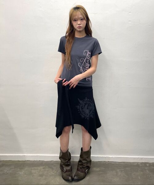 LUVISTRUE(ラヴイズトゥルー)の「EL LUVISTRUE LOGO TEE(CHARCOAL)(Tシャツ/カットソー・レディース・その他・FREE)」の13枚目の写真