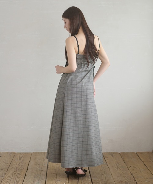 Ambre Neige(アンブルネージュ)の「side lace up camisole dress / サイドレースアップキャミワンピース(ワンピース・レディース・ブラック/グレー系その他/ブラウン系その他/ブラック系その他・FREE)」の10枚目の写真