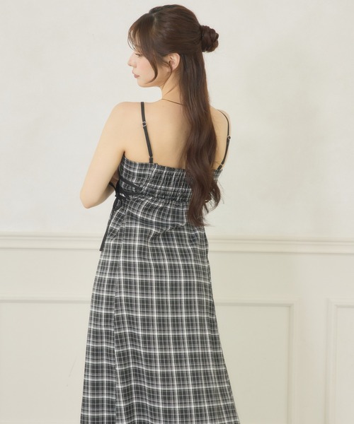 Ambre Neige(アンブルネージュ)の「side lace up camisole dress / サイドレースアップキャミワンピース(ワンピース・レディース・ブラック/グレー系その他/ブラウン系その他/ブラック系その他・FREE)」の18枚目の写真