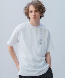 +phenix（プラスフェニックス）の「+phenix(プラスフェニックス) HIDDEN ZIP POCKET SHORT SLEEVE TEE   コンシールファスナーポケット ショートスリーブTシャツ（Tシャツ/カットソー）」