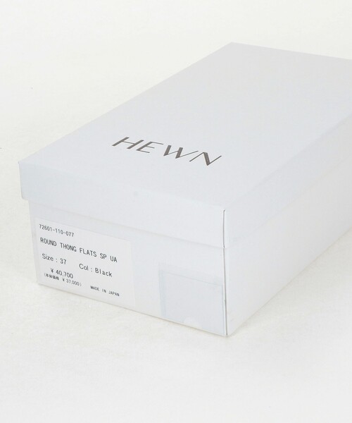 HEWN(ヒューン)の「【別注】<HEWN>THONG フラットサンダル(サンダル・レディース・ブラック・38/35/37/36)」の10枚目の写真