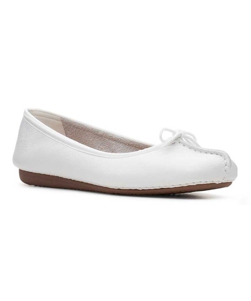 Clarks(クラークス)の「クラークス Freckle Ice フレックルアイス バレエシューズ(バレエシューズ・レディース・レオパード/ホワイト・45/40/35/55/50/30)」の3枚目の写真