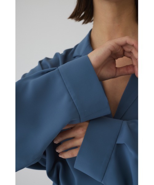 RIM.ARK 26SS Open collar relax シャツ ネイビー Open collar relax SH オープン カラー リラックス シャツ（シャツ