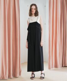 YECCA VECCA（イェッカヴェッカ）の「ラッフルキャミオールインワン（サロペット/オーバーオール）」