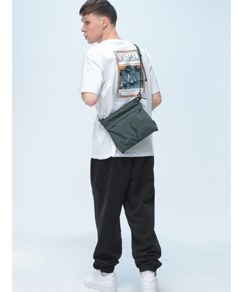 SML(エスエムエル)の「SML (エスエムエル) サコッシュ HELMET SACOCHE テフロン ショルダーバッグ ミニバッグ ボディーバッグ K904092(ショルダーバッグ・メンズ・グリーン/ブラック/グレー・ONE SIZE)」の8枚目の写真