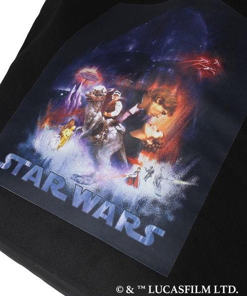 SAKAZEN(サカゼン)の「『STAR WARS/スター・ウォーズ』バッグ ユニセックス デザイントートバッグ デザインプリント / サカゼン80周年記念 オリジナルデザイン(トートバッグ・メンズ・ブラック・-)」の9枚目の写真