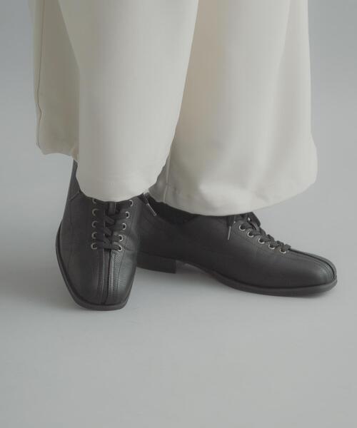 SENSE OF PLACE by URBAN RESEARCH(センスオブプレイスバイアーバンリサーチ)の「スクエアトゥレースアップシューズ(その他シューズ・メンズ・ブラック・26.5/27.5)」の8枚目の写真