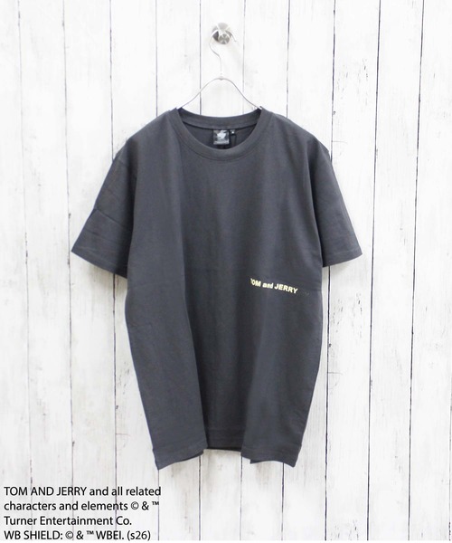 Tom&Jerry(トムアンドジェリー)の「【TOM&JERRY/トム&ジェリー】プリント ちょいBIG Tシャツ(Tシャツ/カットソー・メンズ・杢グレー/オフホワイト/チャコール/ネイビー/ブラック/グレー系その他/ホワイト系その他/ダークグリーン・L/M/XL)」の14枚目の写真