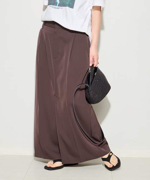 journal standard L'essage（ジャーナルスタンダードレサージュ）の「Soalonタイトスカート（スカート・レディース・ブラウン/ブラック・36/38）」の2枚目の写真