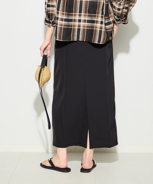 journal standard L'essage（ジャーナルスタンダードレサージュ）の「Soalonタイトスカート（スカート・レディース・ブラウン/ブラック・36/38）」の8枚目の写真