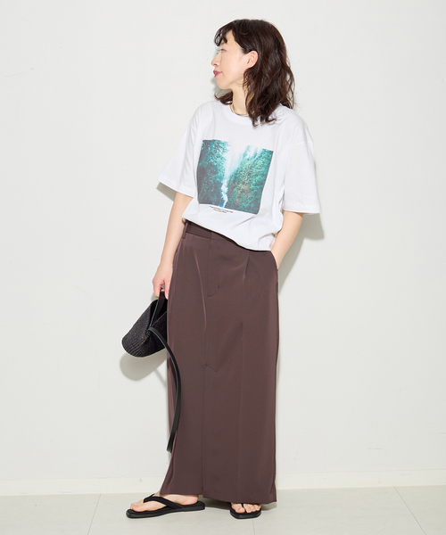 journal standard L'essage（ジャーナルスタンダードレサージュ）の「Soalonタイトスカート（スカート・レディース・ブラウン/ブラック・36/38）」の9枚目の写真