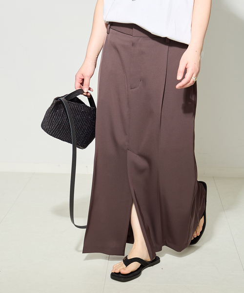 journal standard L'essage（ジャーナルスタンダードレサージュ）の「Soalonタイトスカート（スカート・レディース・ブラウン/ブラック・36/38）」の12枚目の写真