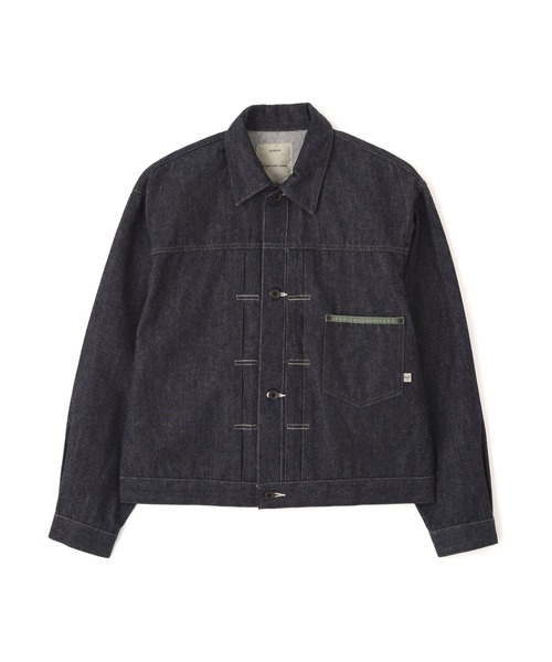 AVIREX（アヴィレックス）の「AVIREX HERITAGE DENIM Type-1 JACKET "NYLON" / アヴィレックス ヘリテージデニム タイプワンジャケット ナイロン（デニムジャケット・メンズ・セージグリーン・38/42/36/40/44）」の6枚目の写真