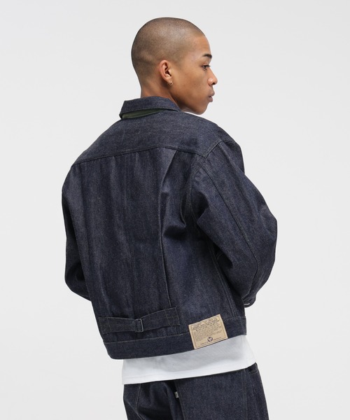 AVIREX（アヴィレックス）の「AVIREX HERITAGE DENIM Type-1 JACKET "NYLON" / アヴィレックス ヘリテージデニム タイプワンジャケット ナイロン（デニムジャケット・メンズ・セージグリーン・38/42/36/40/44）」の20枚目の写真