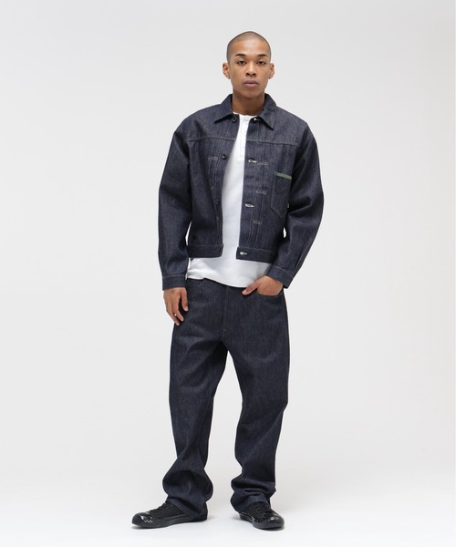 AVIREX（アヴィレックス）の「AVIREX HERITAGE DENIM Type-1 JACKET "NYLON" / アヴィレックス ヘリテージデニム タイプワンジャケット ナイロン（デニムジャケット・メンズ・セージグリーン・38/42/36/40/44）」の21枚目の写真
