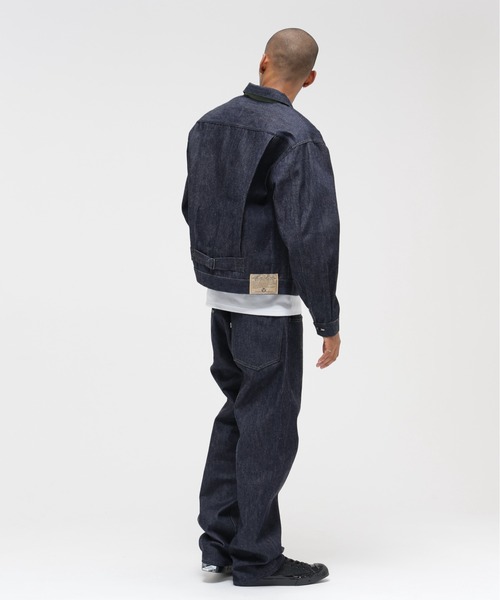 AVIREX（アヴィレックス）の「AVIREX HERITAGE DENIM Type-1 JACKET "NYLON" / アヴィレックス ヘリテージデニム タイプワンジャケット ナイロン（デニムジャケット・メンズ・セージグリーン・38/42/36/40/44）」の22枚目の写真