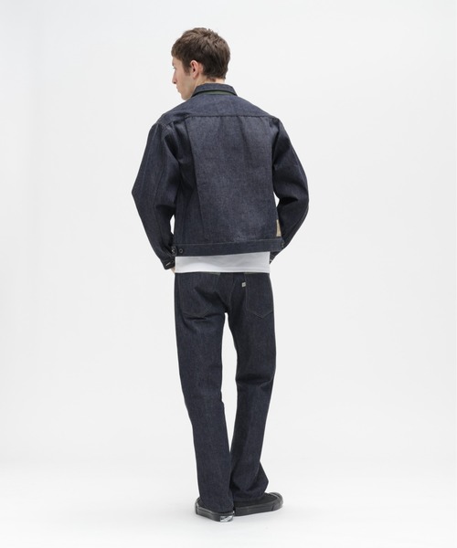 AVIREX（アヴィレックス）の「AVIREX HERITAGE DENIM Type-1 JACKET "NYLON" / アヴィレックス ヘリテージデニム タイプワンジャケット ナイロン（デニムジャケット・メンズ・セージグリーン・38/42/36/40/44）」の16枚目の写真