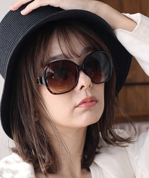 FashionBerry（ファッションベリー）の「ビッグフレームサングラス｜カラーレンズ｜大きめレンズ｜紫外線対策｜UVカット（サングラス）」