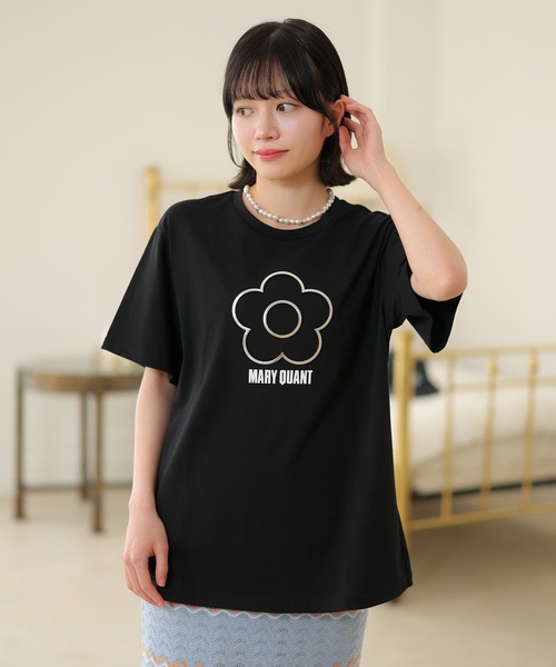 エンボスプリント Tシャツ（Tシャツ/カットソー）｜MARY QUANT（マリー