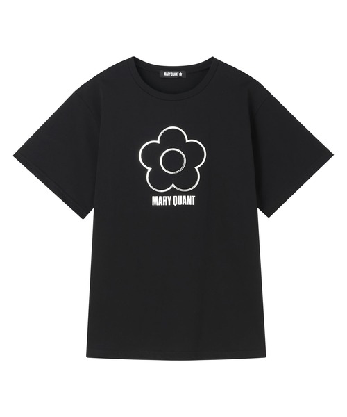 MARY QUANT(マリークワント)の「エンボスプリント Tシャツ(Tシャツ/カットソー・レディース・ホワイト/ブラック・M)」の10枚目の写真