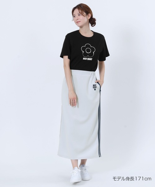 MARY QUANT(マリークワント)の「エンボスプリント Tシャツ(Tシャツ/カットソー・レディース・ホワイト/ブラック・M)」の11枚目の写真