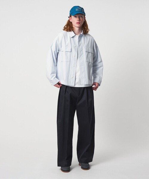 UNITED ARROWS & SONS(ユナイテッドアローズアンドサンズ)の「<UNITED ARROWS & SONS> STRIPE W/POC BLOUSON/ブルゾン(ブルゾン・メンズ・イエロー/ライトブルー・S/L/M/XL)」の6枚目の写真