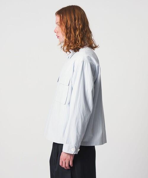 UNITED ARROWS & SONS(ユナイテッドアローズアンドサンズ)の「<UNITED ARROWS & SONS> STRIPE W/POC BLOUSON/ブルゾン(ブルゾン・メンズ・イエロー/ライトブルー・S/L/M/XL)」の8枚目の写真